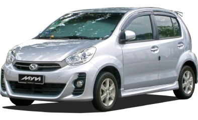 ampang car rental - myvi