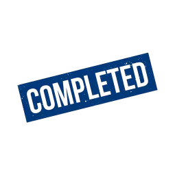 icon completed
